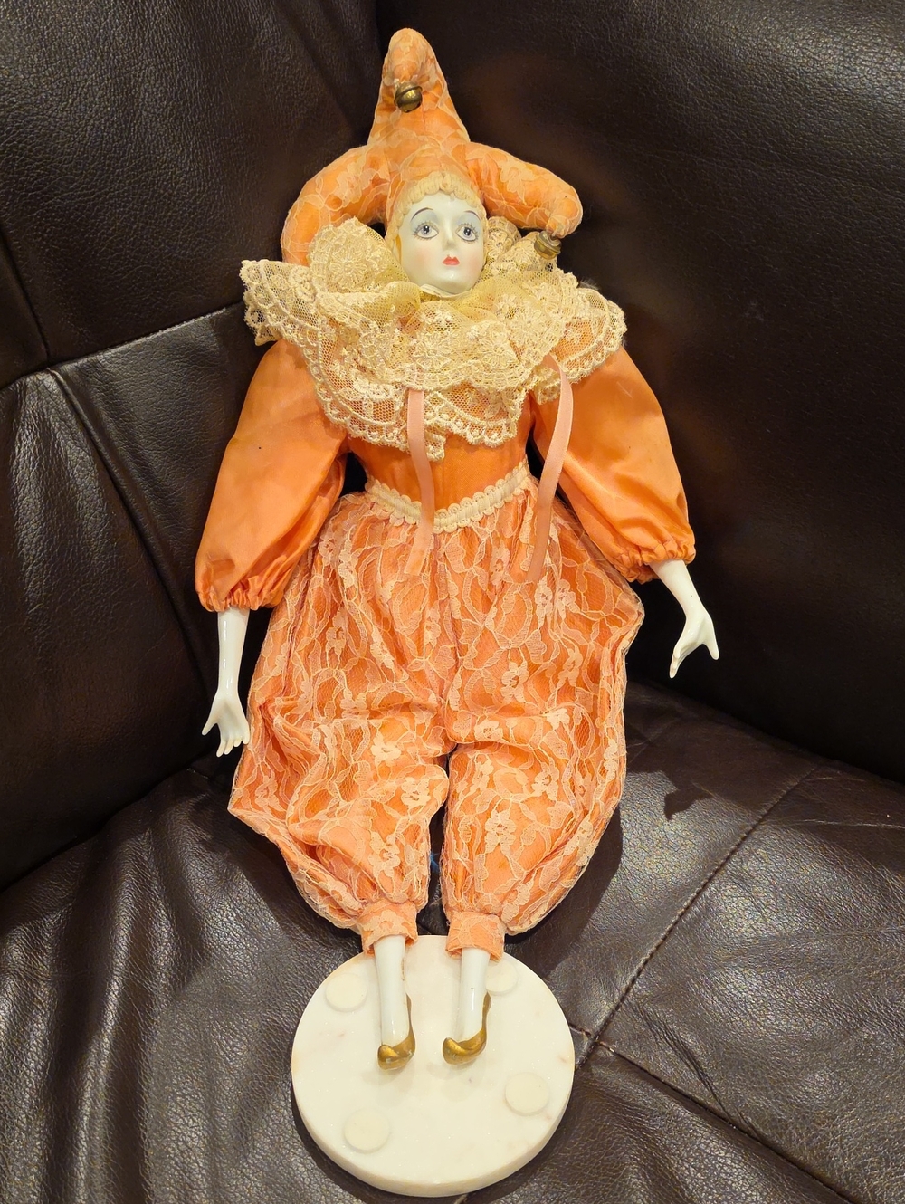 Vintage Kingstate porcelain jester doll